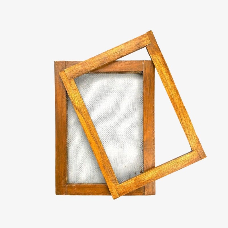 KITSTERS Mould and Deckle Set for Handmade Paper Making | Robust Wooden Frame | Make Recycled Textured Paper | DIY Kit for Art & Craft Enthusiasts - Men and Women | Hobbies - New Crafts - Image 1